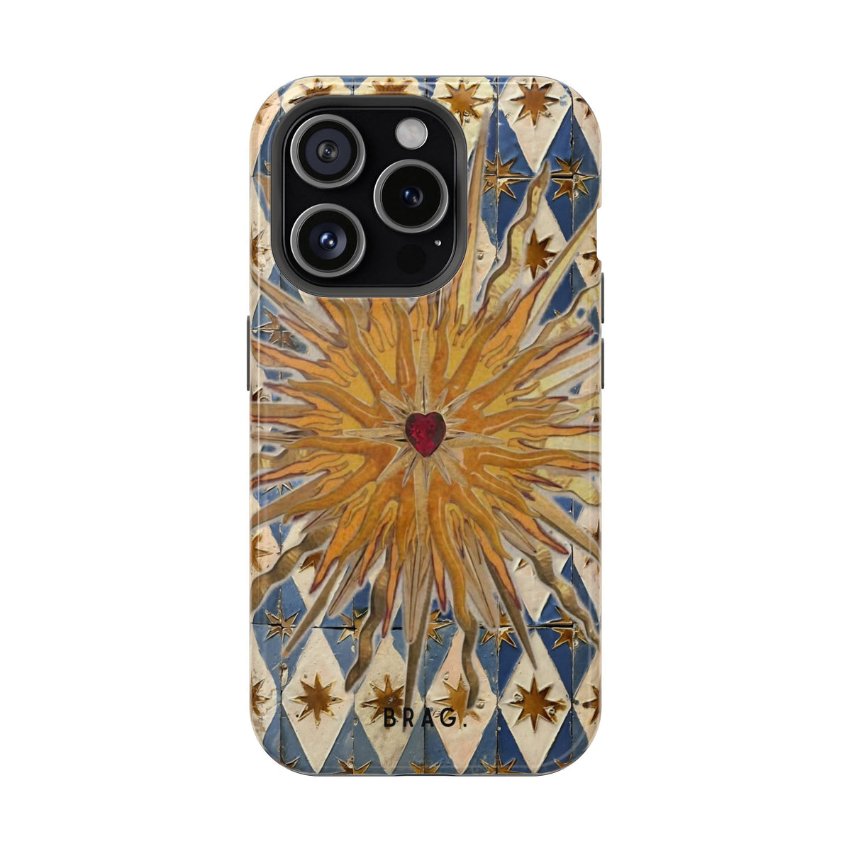 Fortune Heart Magnetic Impact-Resistant Phone Case