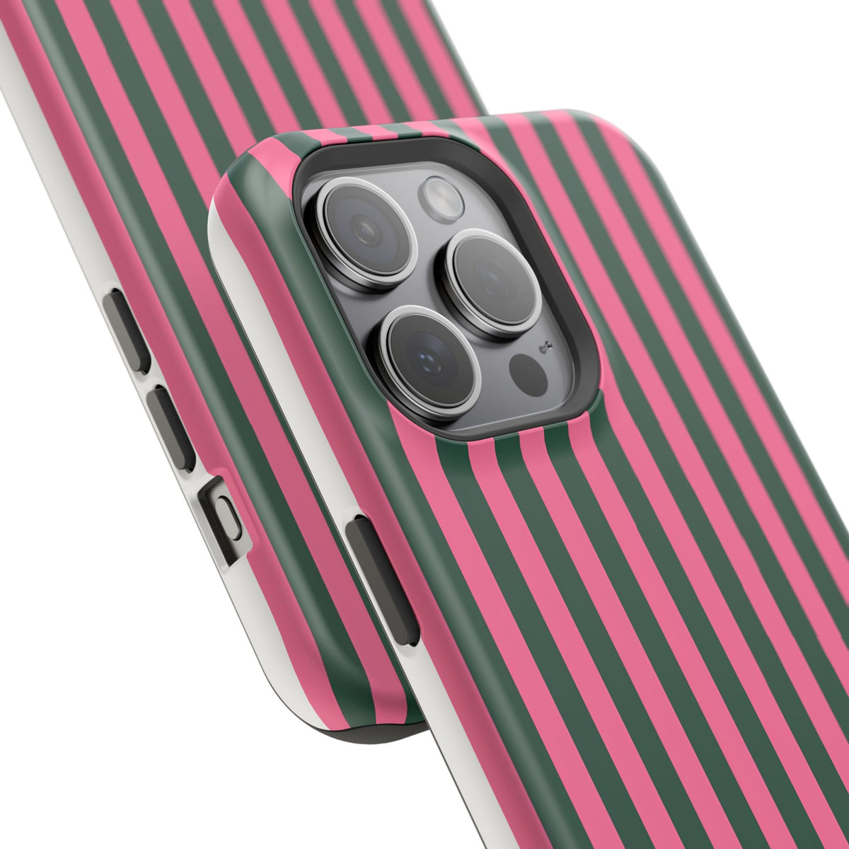 Flamingo Stripe Magnetic Impact-Resistant Phone Case