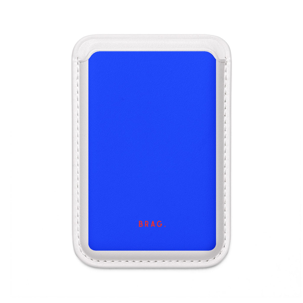 Brag Blue MagSafe Vegan Wallet — Slim Phone Card Holder