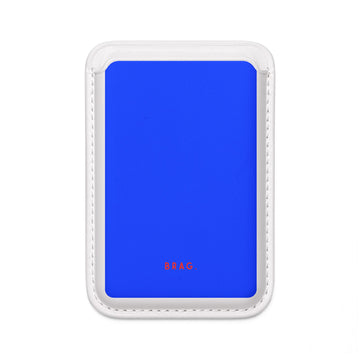 Brag Blue MagSafe Vegan Wallet — Slim Phone Card Holder