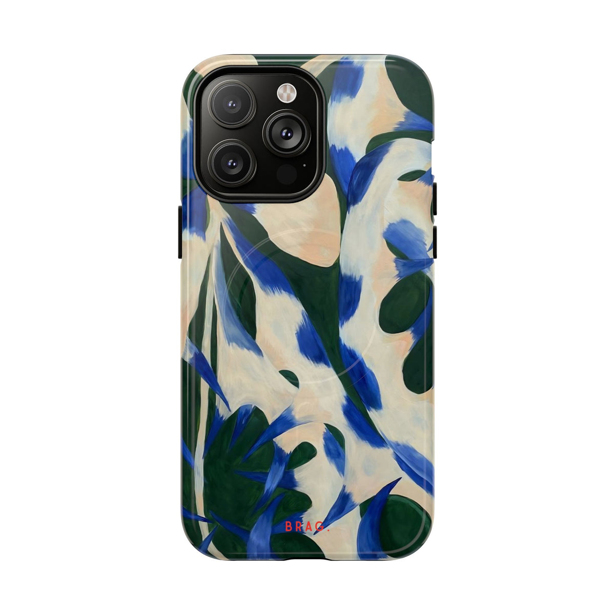Blue Garden MagSafe Tough Phone Case — Magnetic Protective Cover