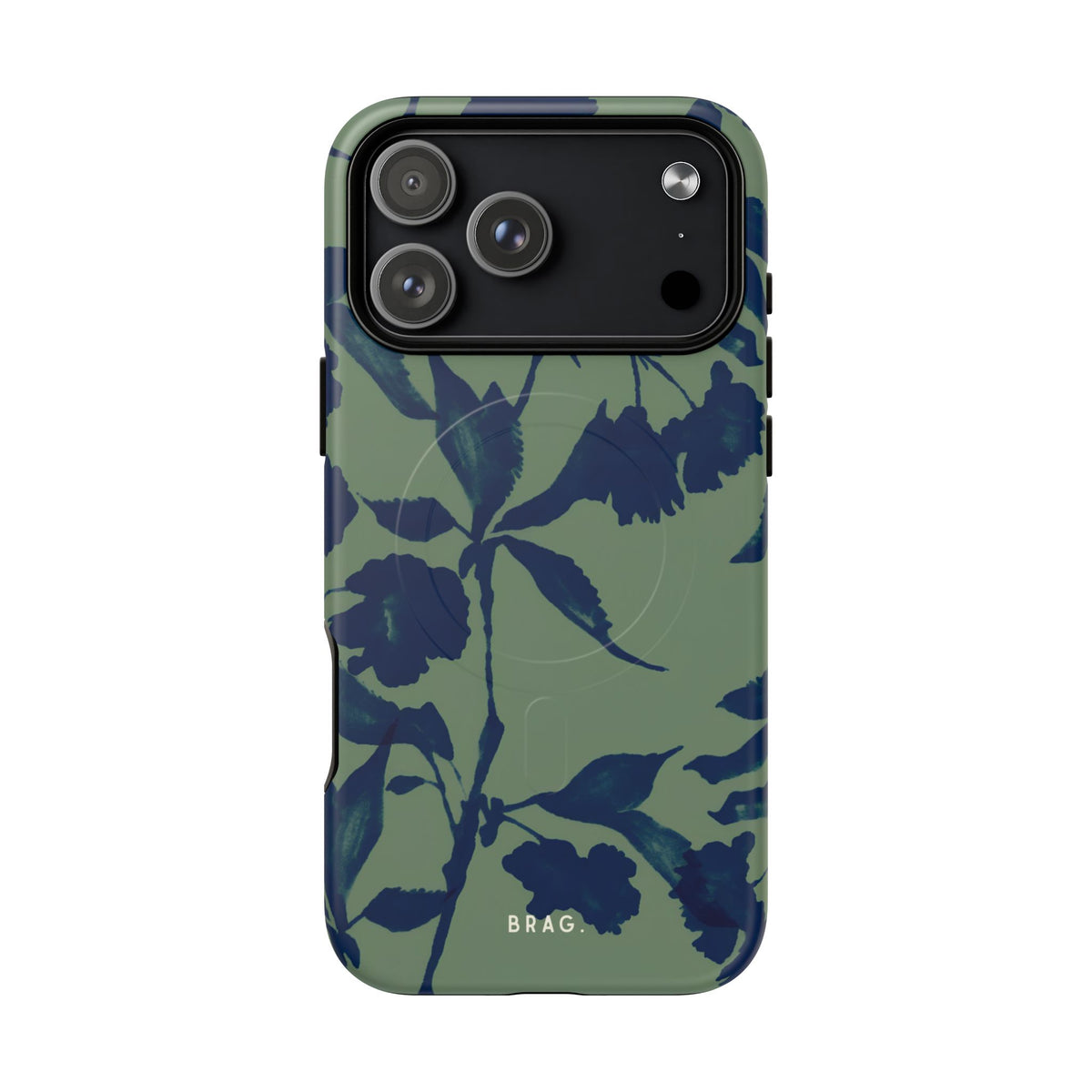Sage Bloom MagSafe Tough Phone Case — Magnetic Protective Cover