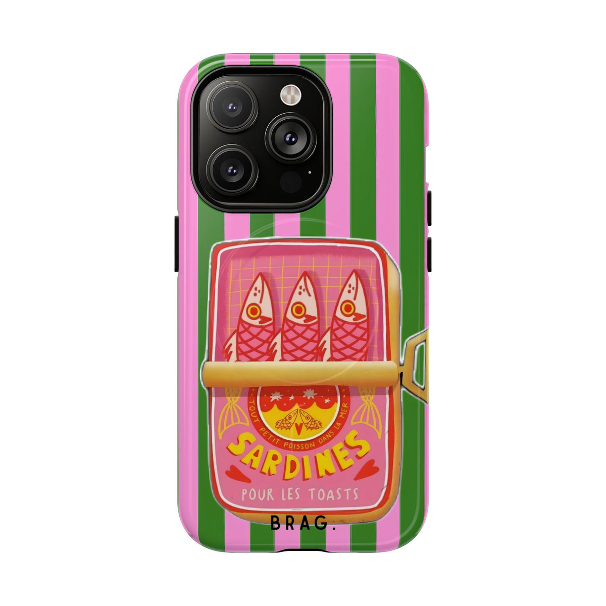 Tinned Pink MagSafe Tough Phone Case — Magnetic Protective Cover