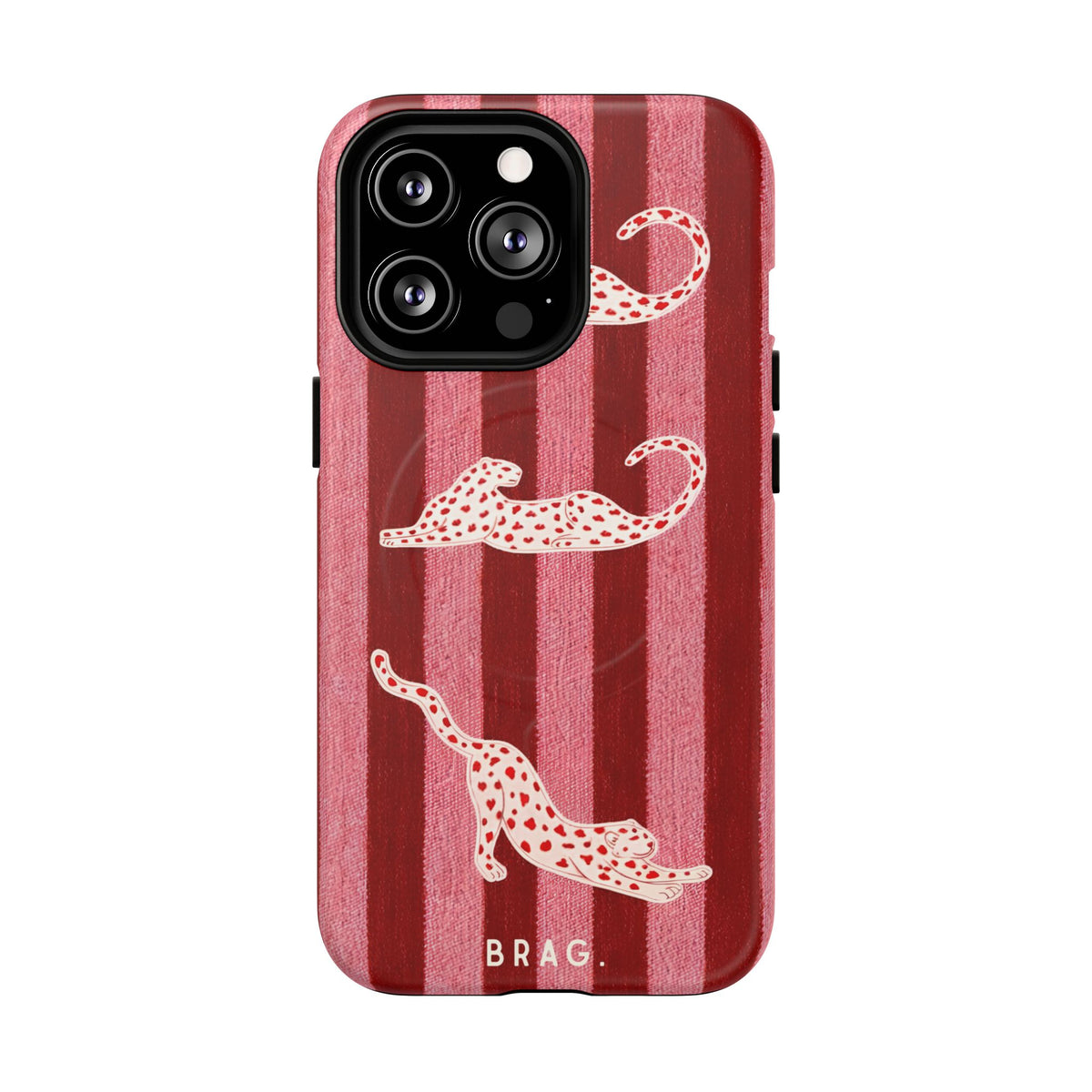 Pink Safari MagSafe Tough Phone Case — Magnetic Protective Cover