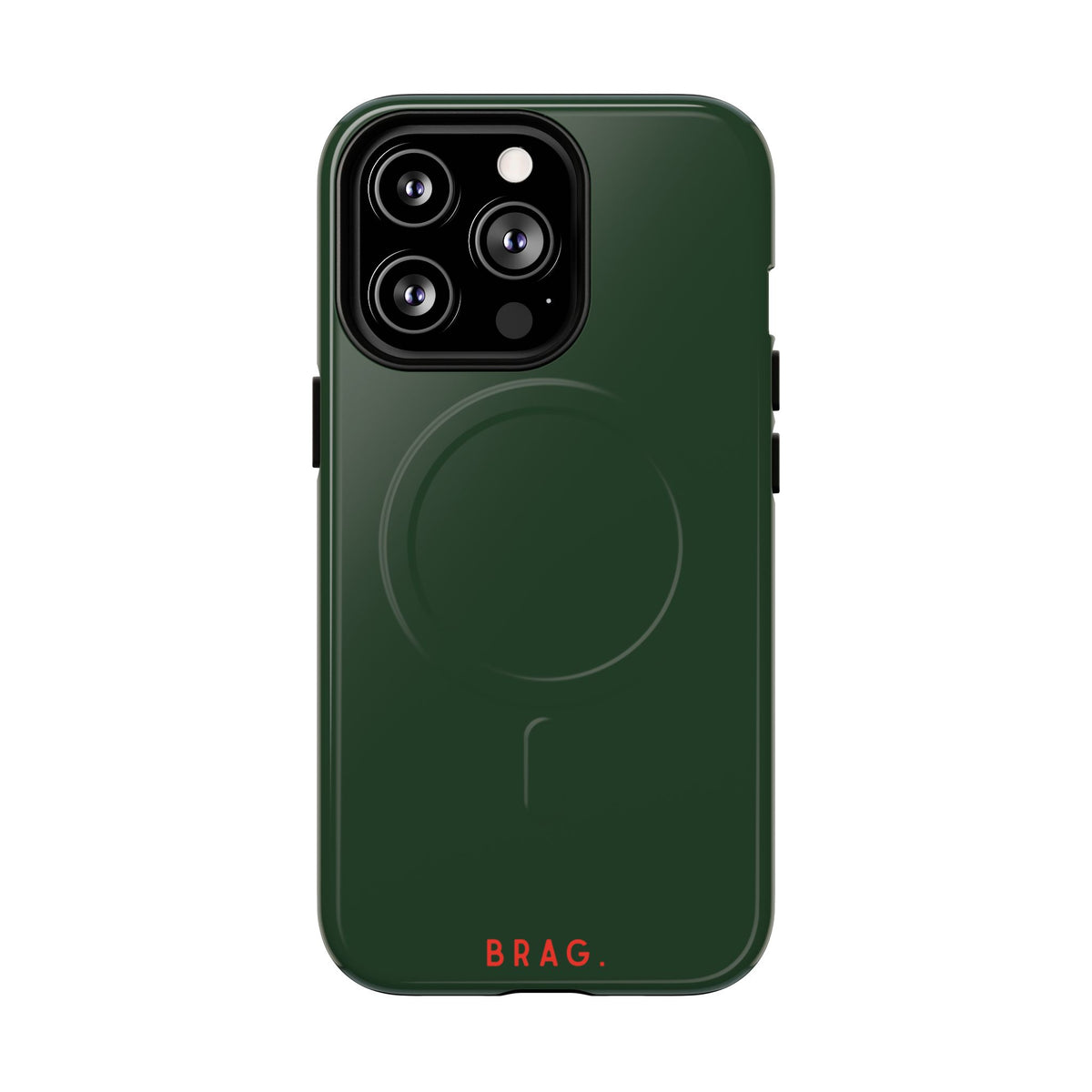 Brag Green MagSafe Tough Phone Case — Magnetic Protective Cover