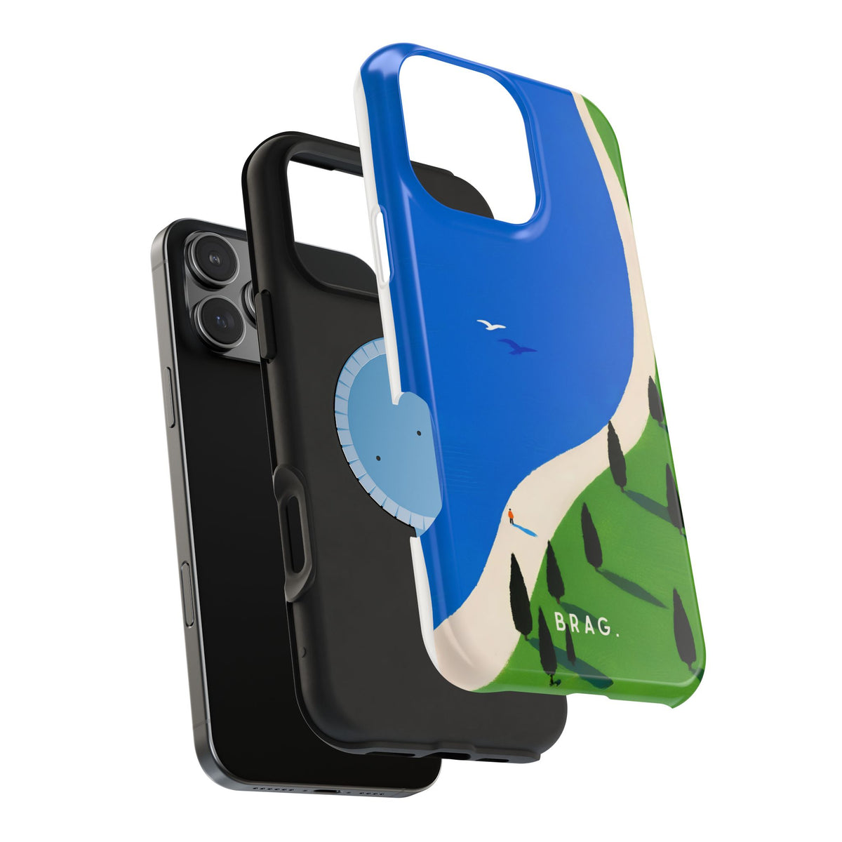 Blue Escape Magnetic Impact-Resistant Phone Case
