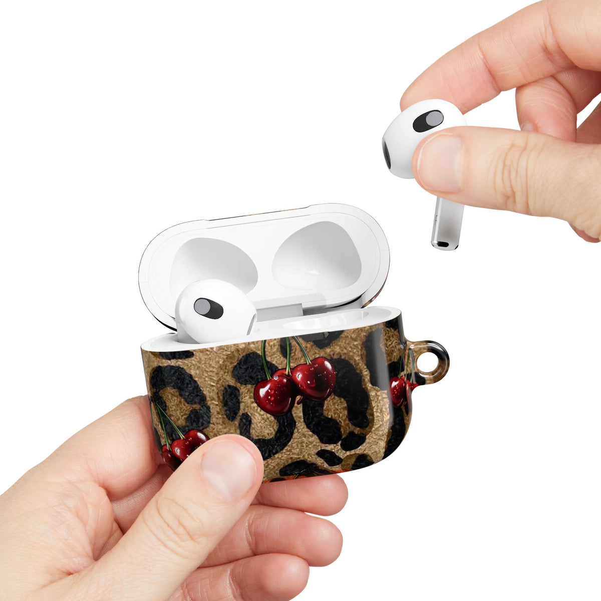 Cherry Hunter AirPod Case – Slim Protective Charging Case