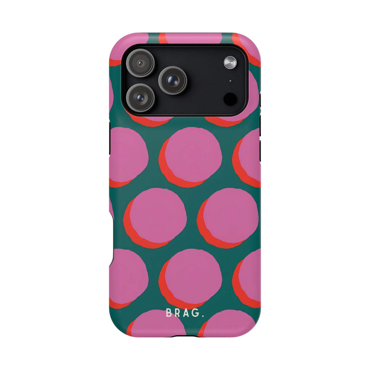 Pink Moon Magnetic Impact-Resistant Phone Case