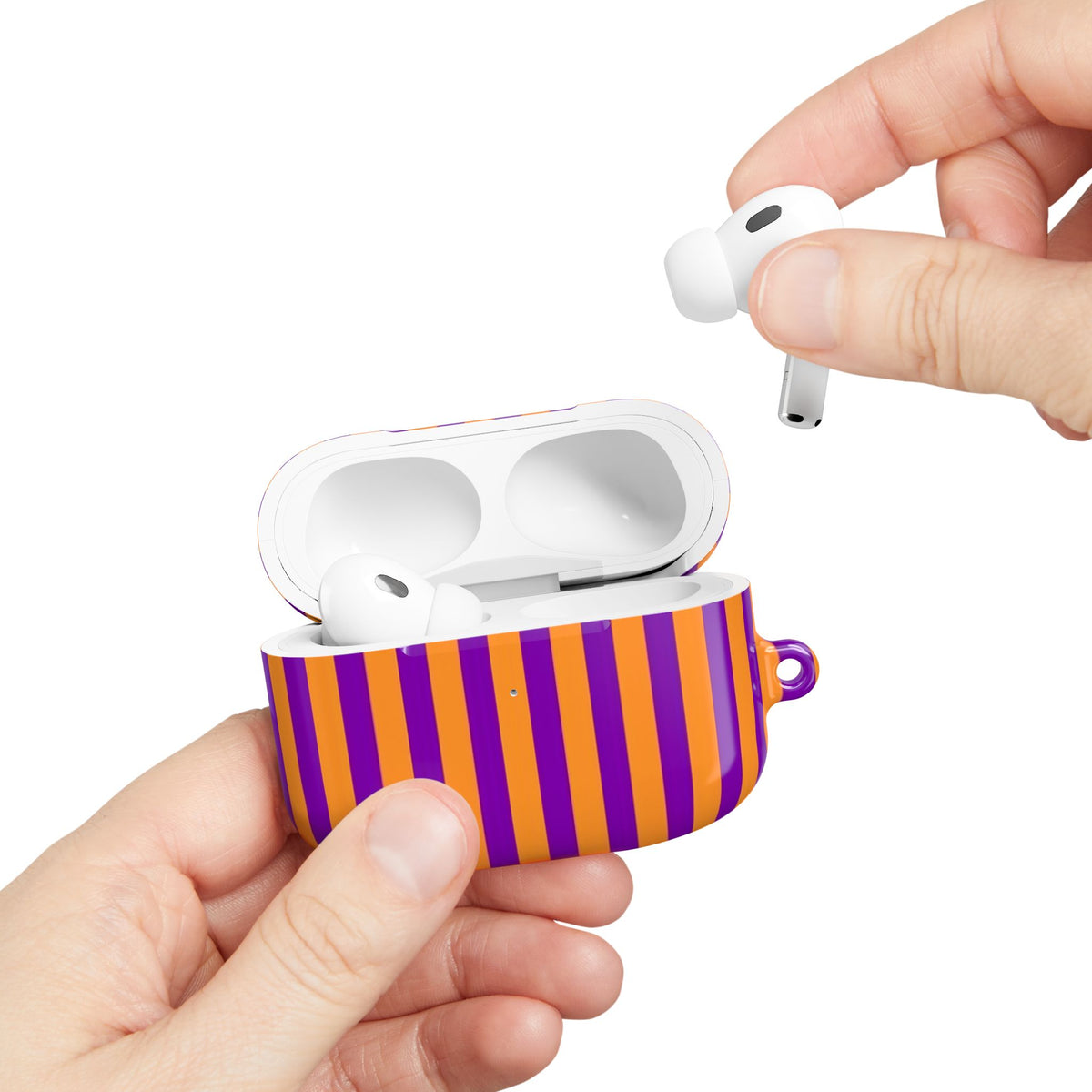 Electric Sunset AirPod Case – Slim Protective Charging Case