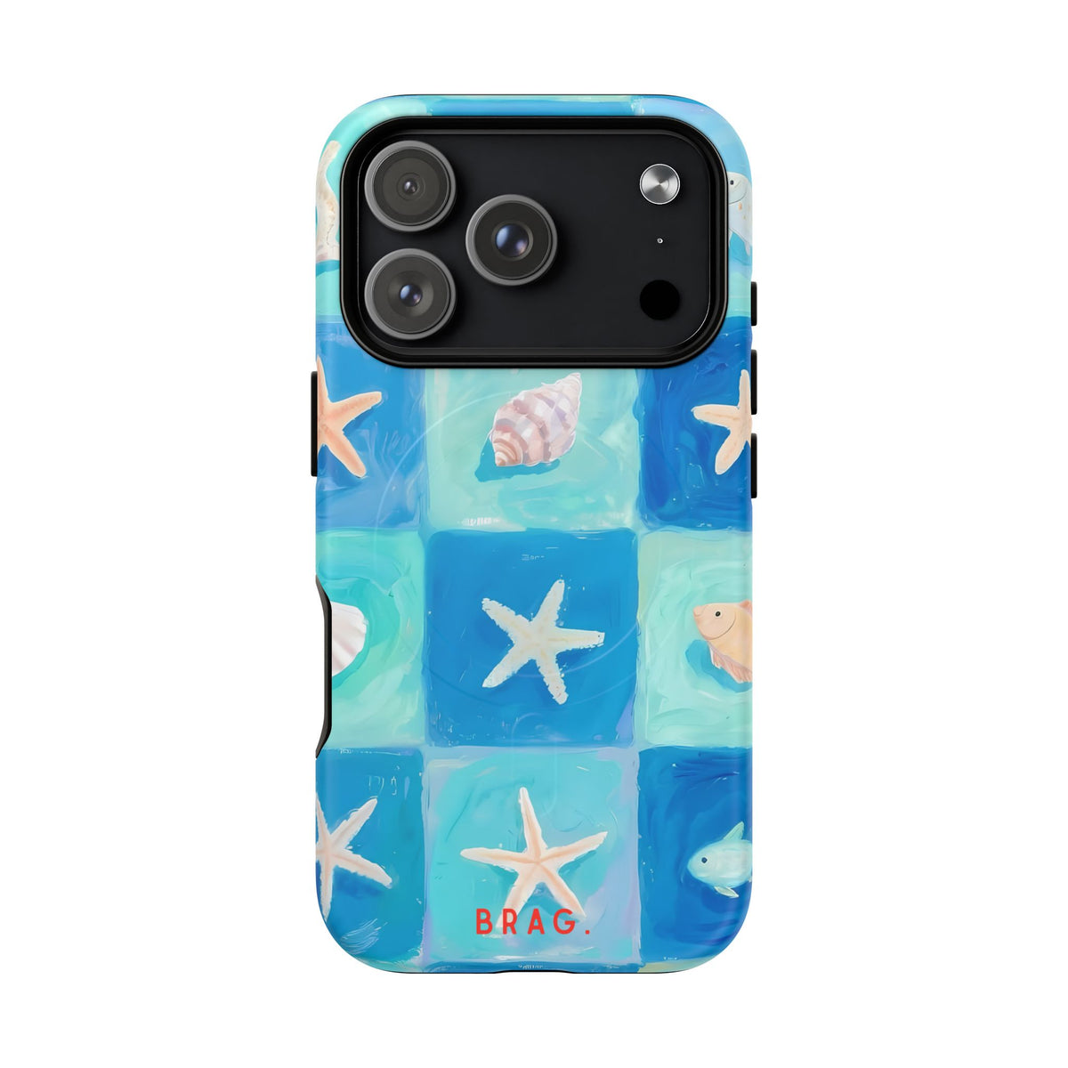 Saltwater Tiles MagSafe Tough Phone Case — Magnetic Protective Cover