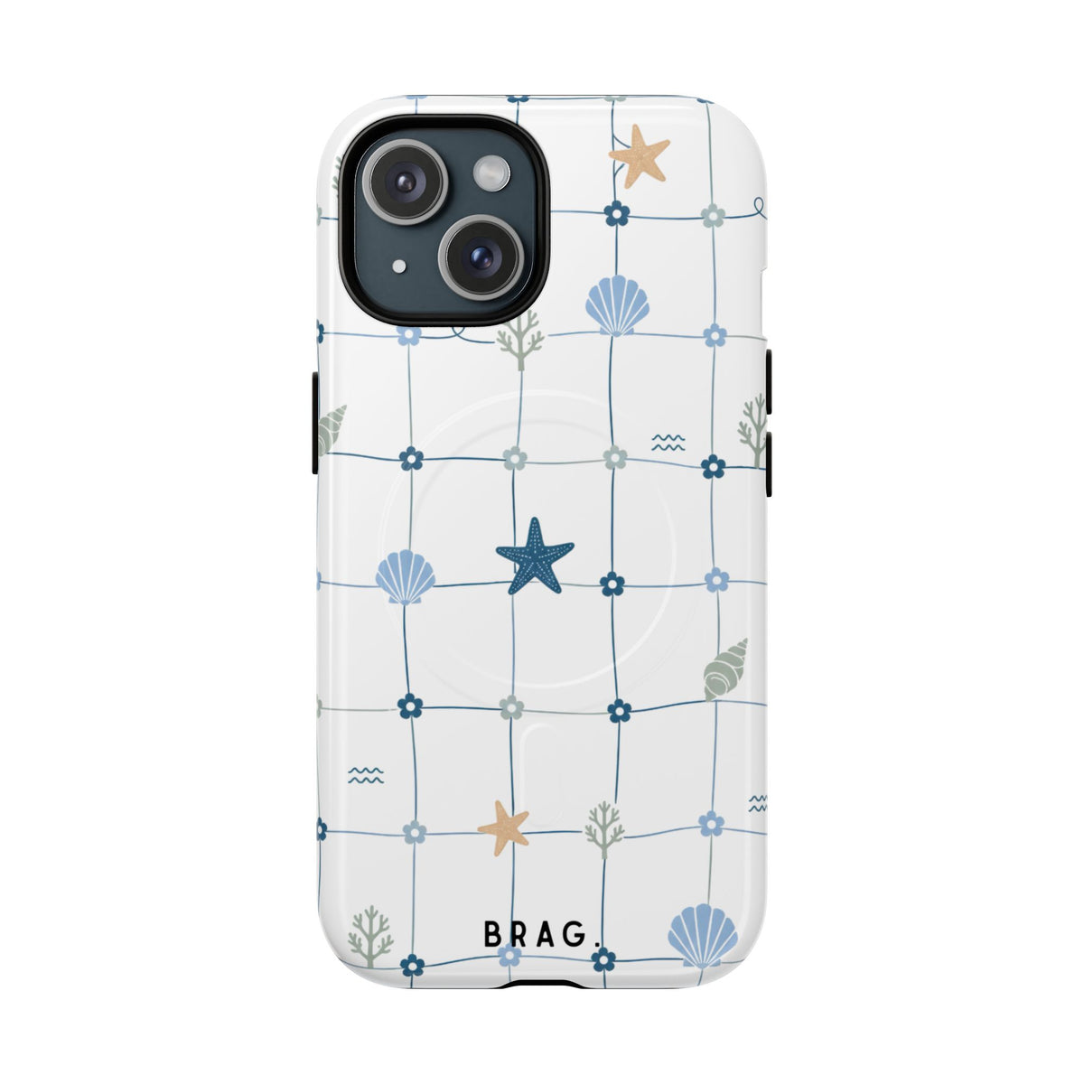 Sea Sun Sand MagSafe Tough Phone Case — Magnetic Protective Cover