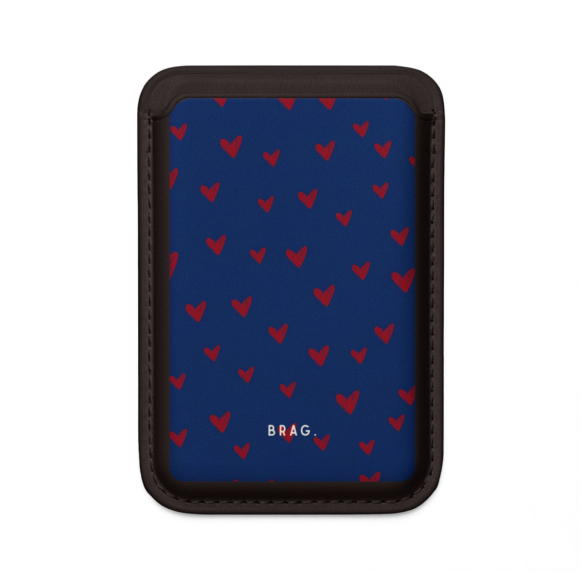 Navy Affair MagSafe Vegan Wallet — Slim Phone Card Holder