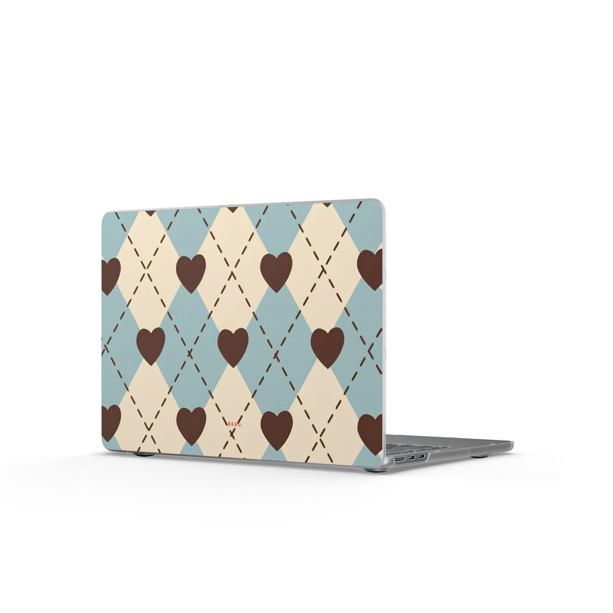 Sweetheart Plaid Matte MacBook Case — Slim Protective Laptop Cover