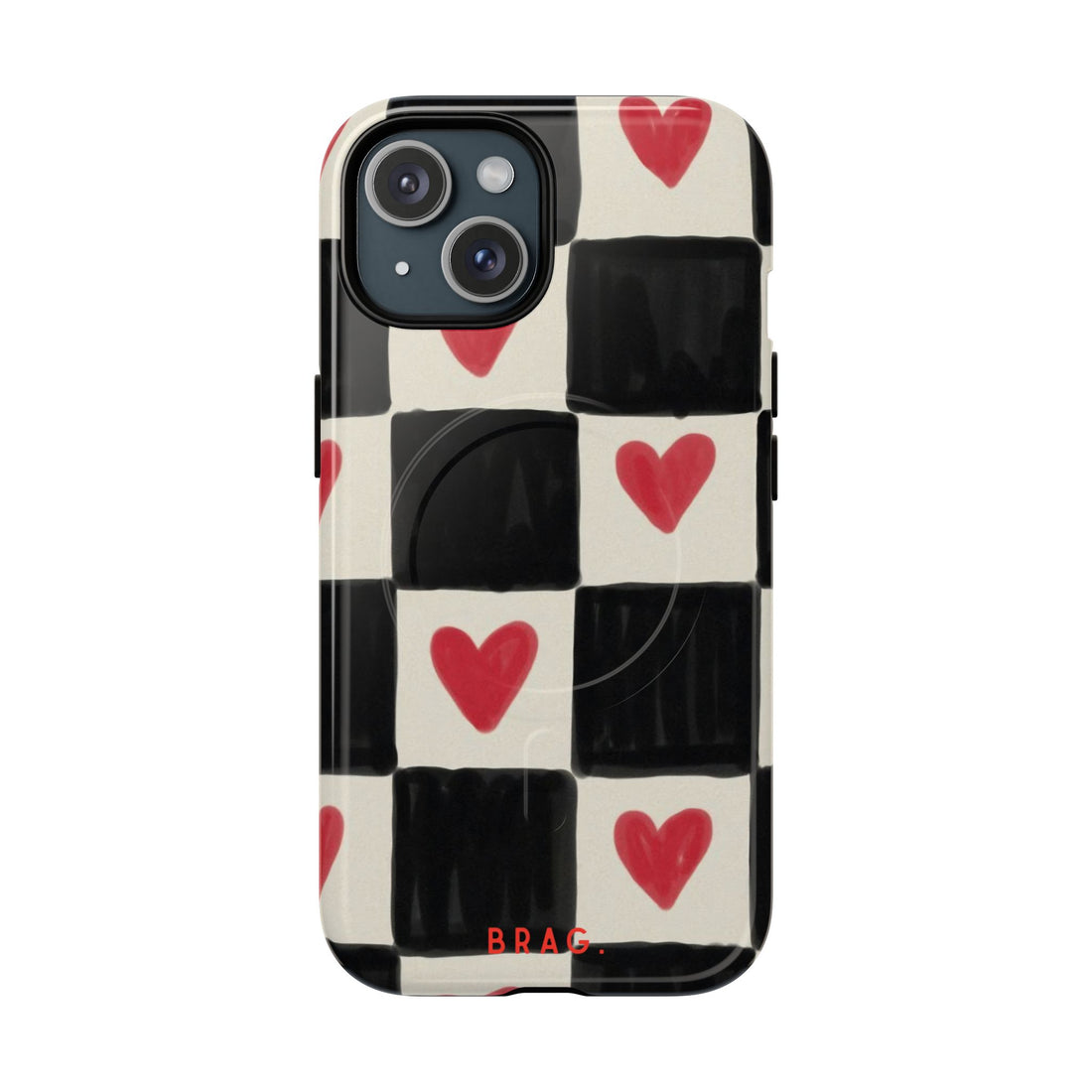Heart Check MagSafe Tough Phone Case — Magnetic Protective Cover