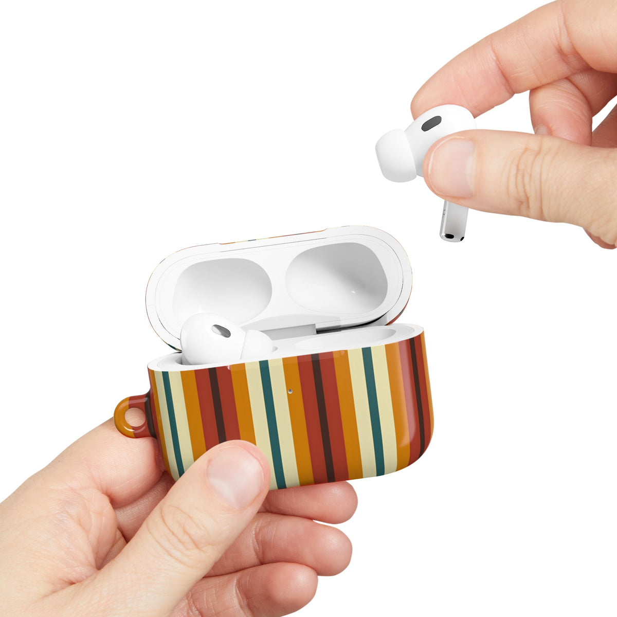 Color Wave AirPod Case – Slim Protective Charging Case