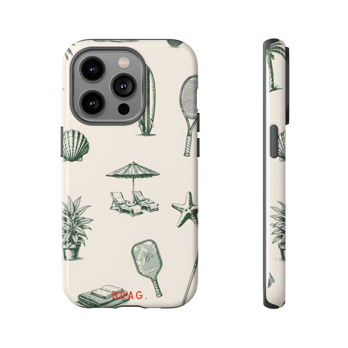Beach Club Tough Phone Case – Shockproof Protective iPhone Cover