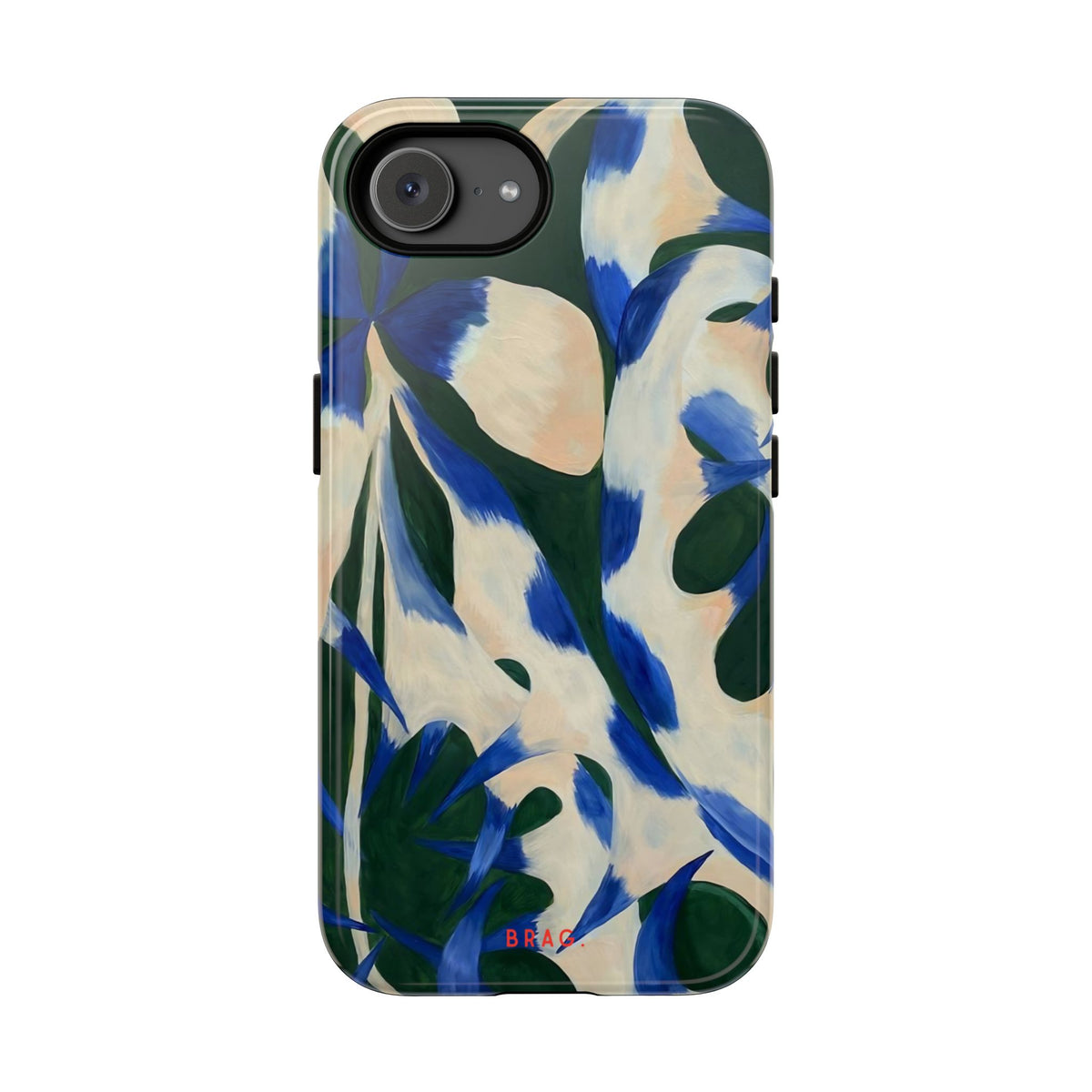 Blue Garden Tough Phone Case – Shockproof Protective iPhone Cover