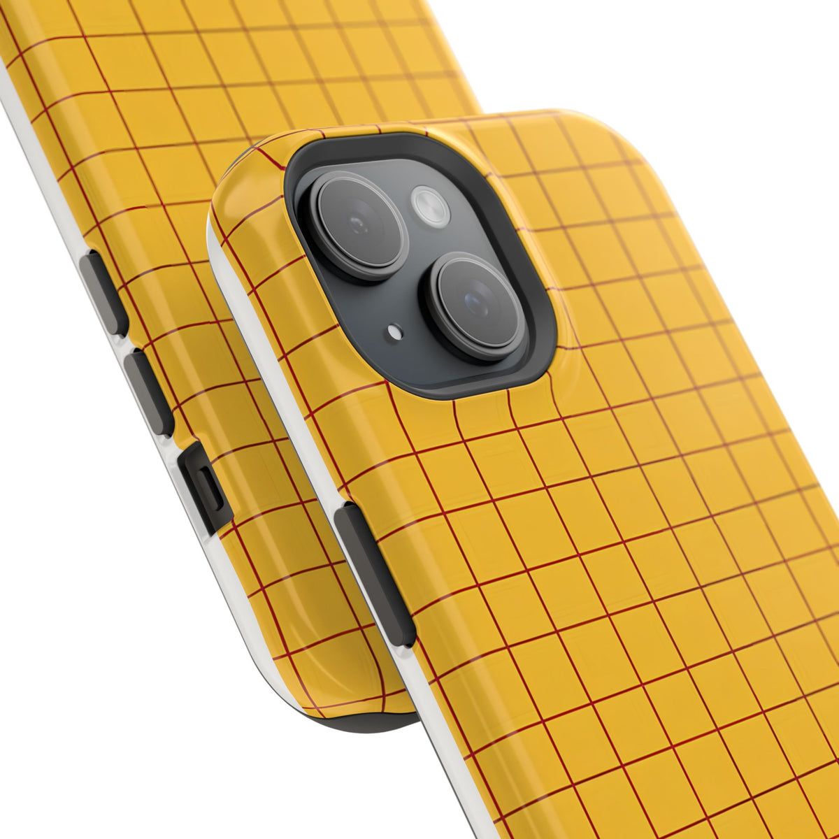 Cheese Grid Magnetic Impact-Resistant Phone Case