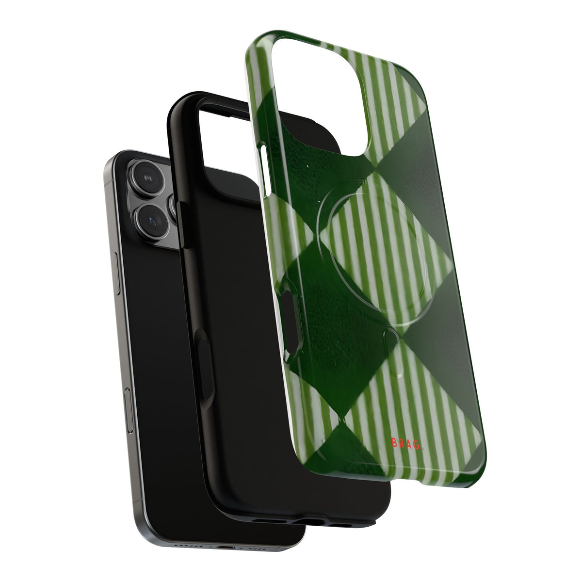 Woven Pattern MagSafe Tough Phone Case — Magnetic Protective Cover