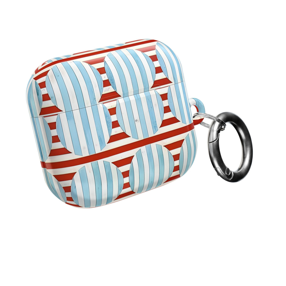 Riviera Stripe AirPod Case – Slim Protective Charging Case