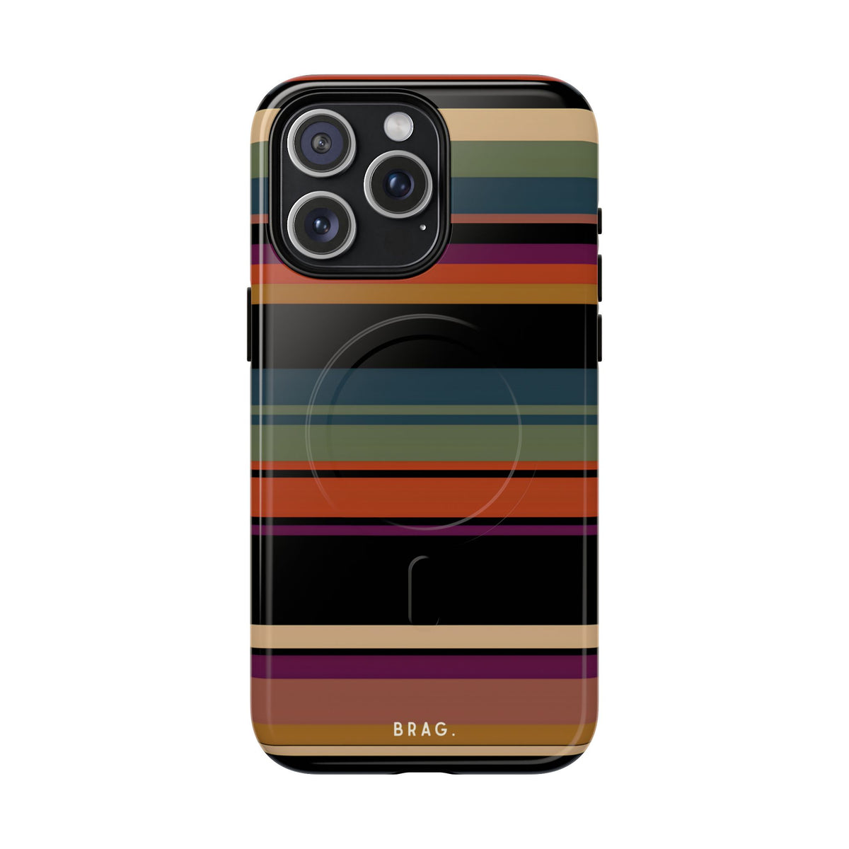 Market Stripe MagSafe Tough Phone Case — Magnetic Protective Cover