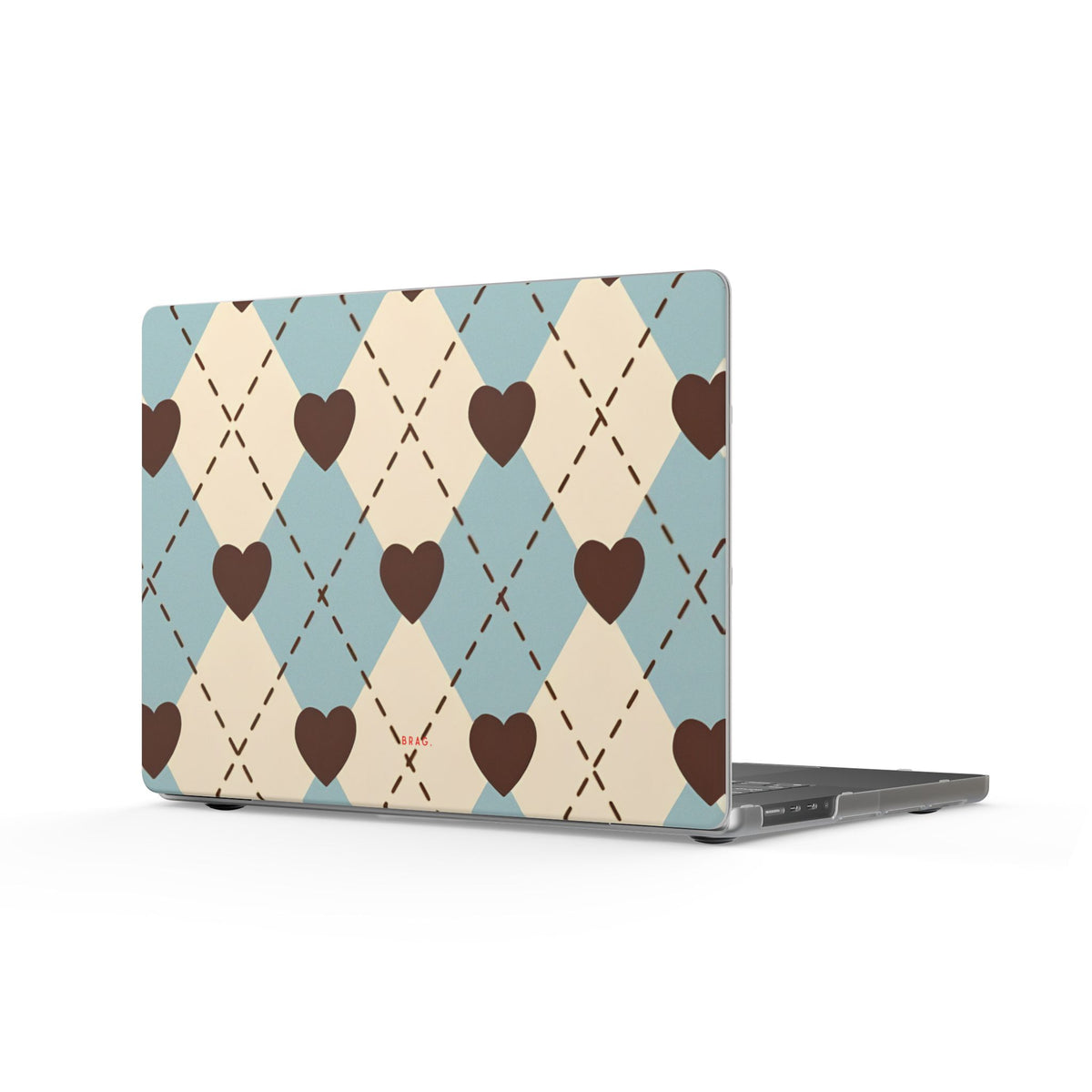 Sweetheart Plaid Matte MacBook Case — Slim Protective Laptop Cover