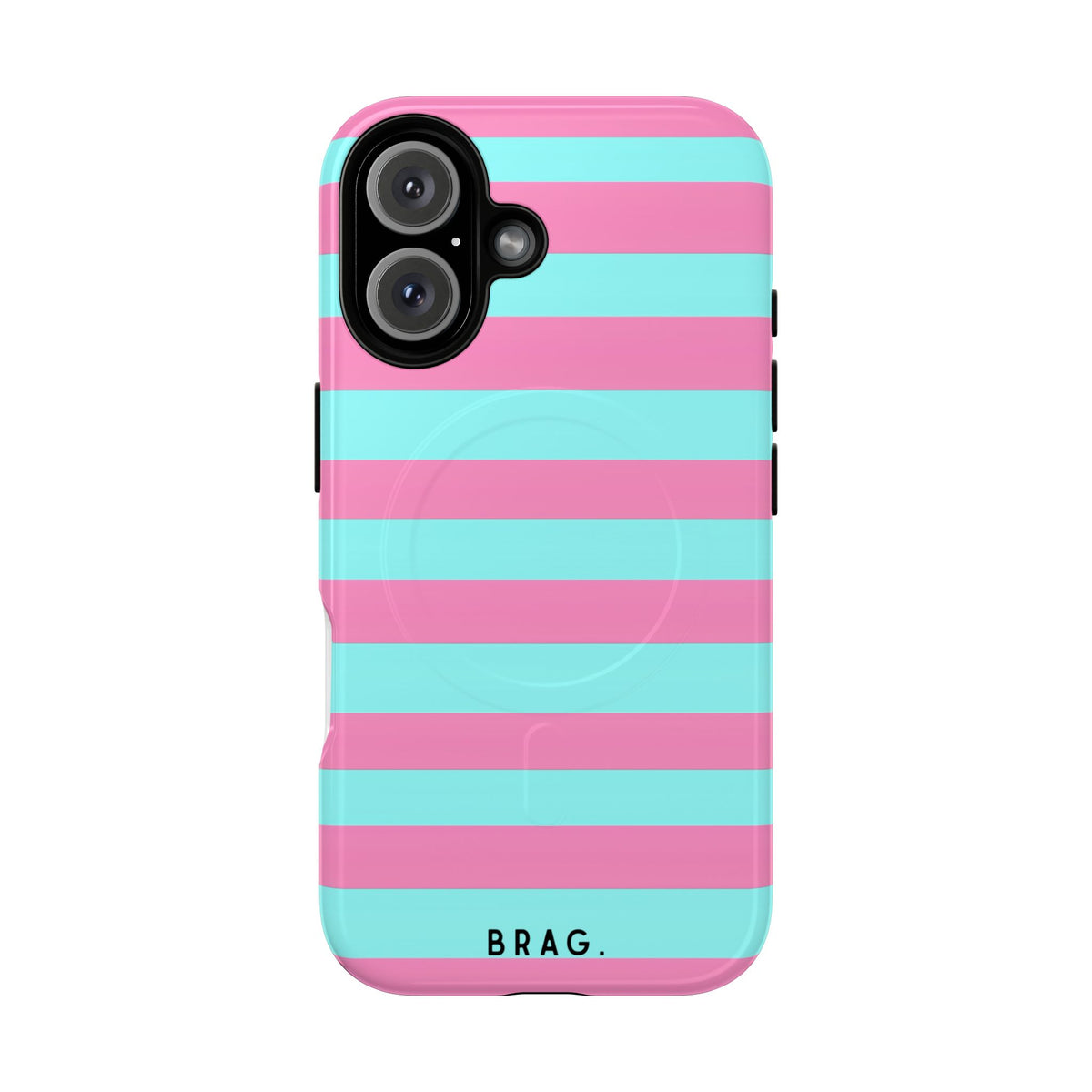 Taffy Stripe MagSafe Tough Phone Case — Magnetic Protective Cover