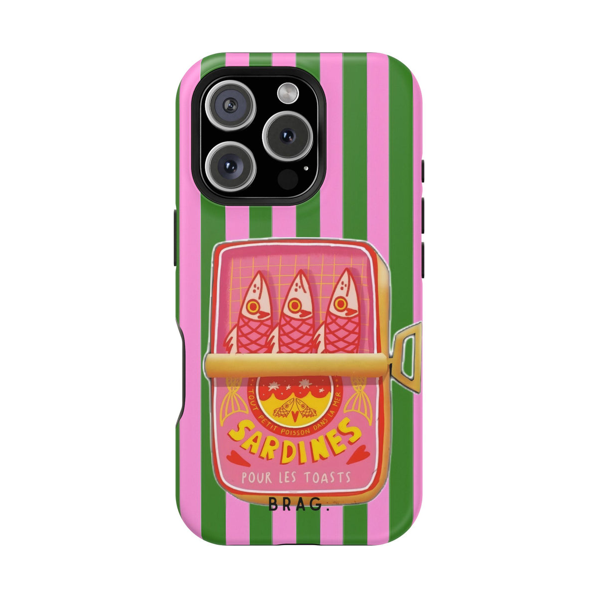Tinned Pink Magnetic Impact-Resistant Phone Case
