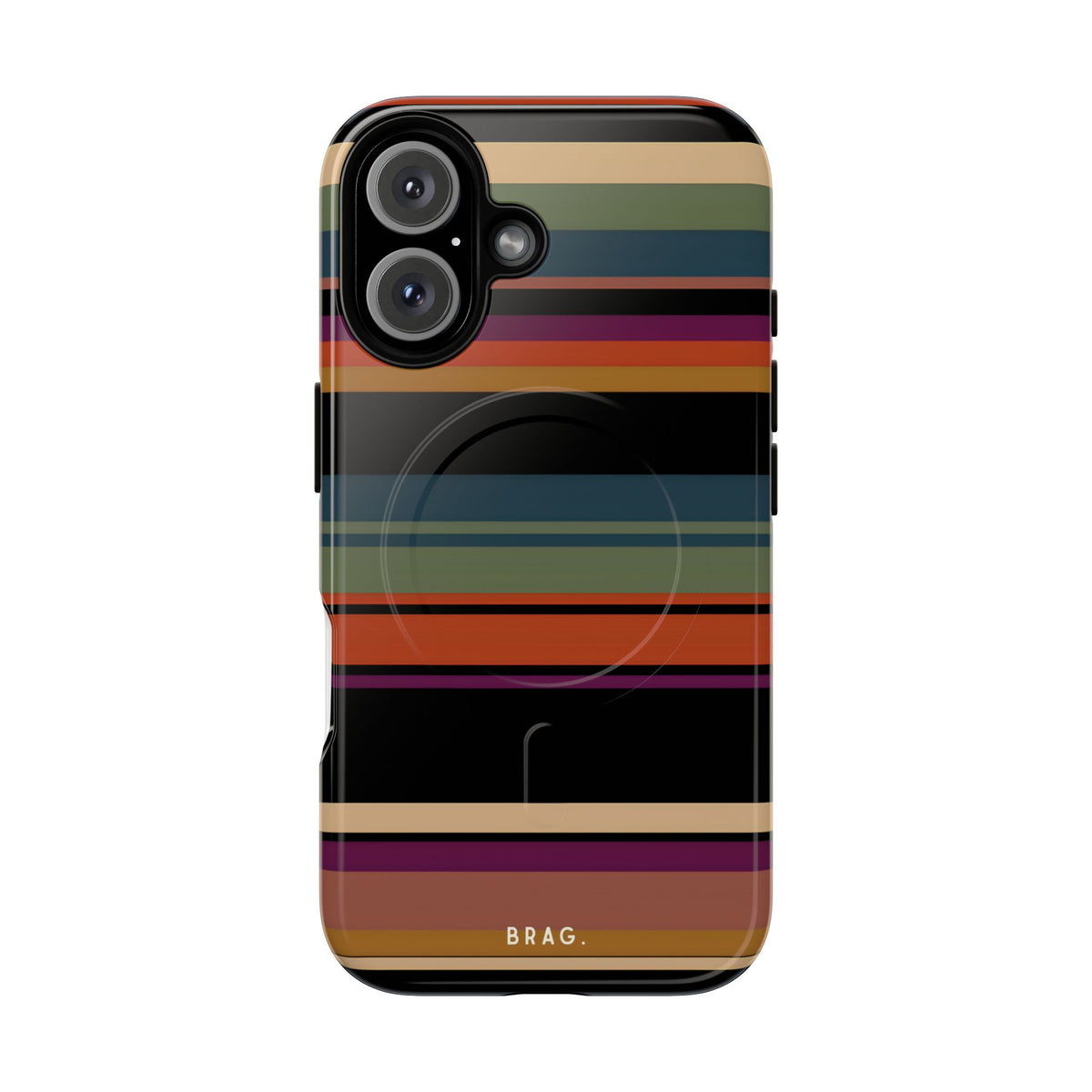 Market Stripe MagSafe Tough Phone Case — Magnetic Protective Cover