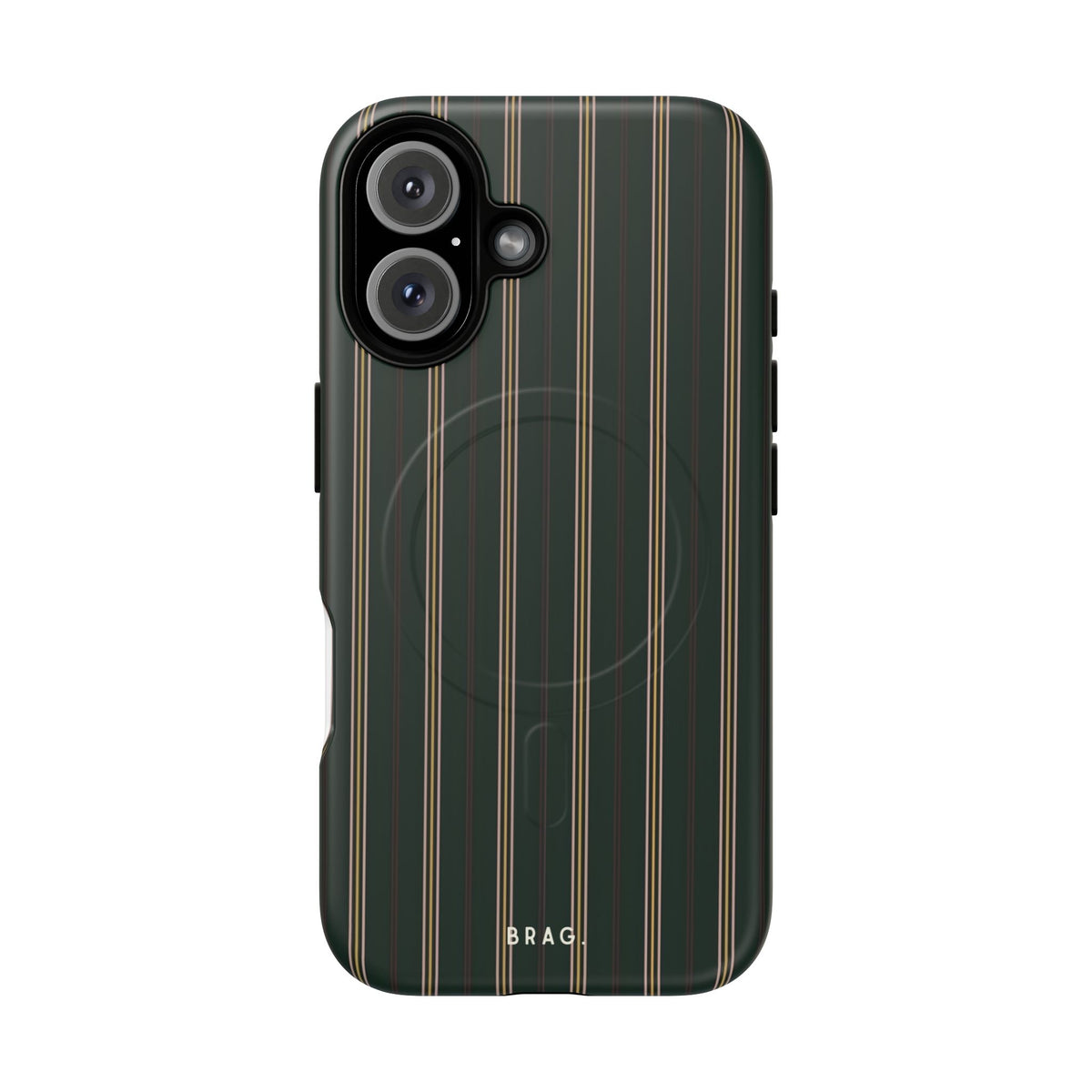 Vintage Pinstripe MagSafe Tough Phone Case — Magnetic Protective Cover