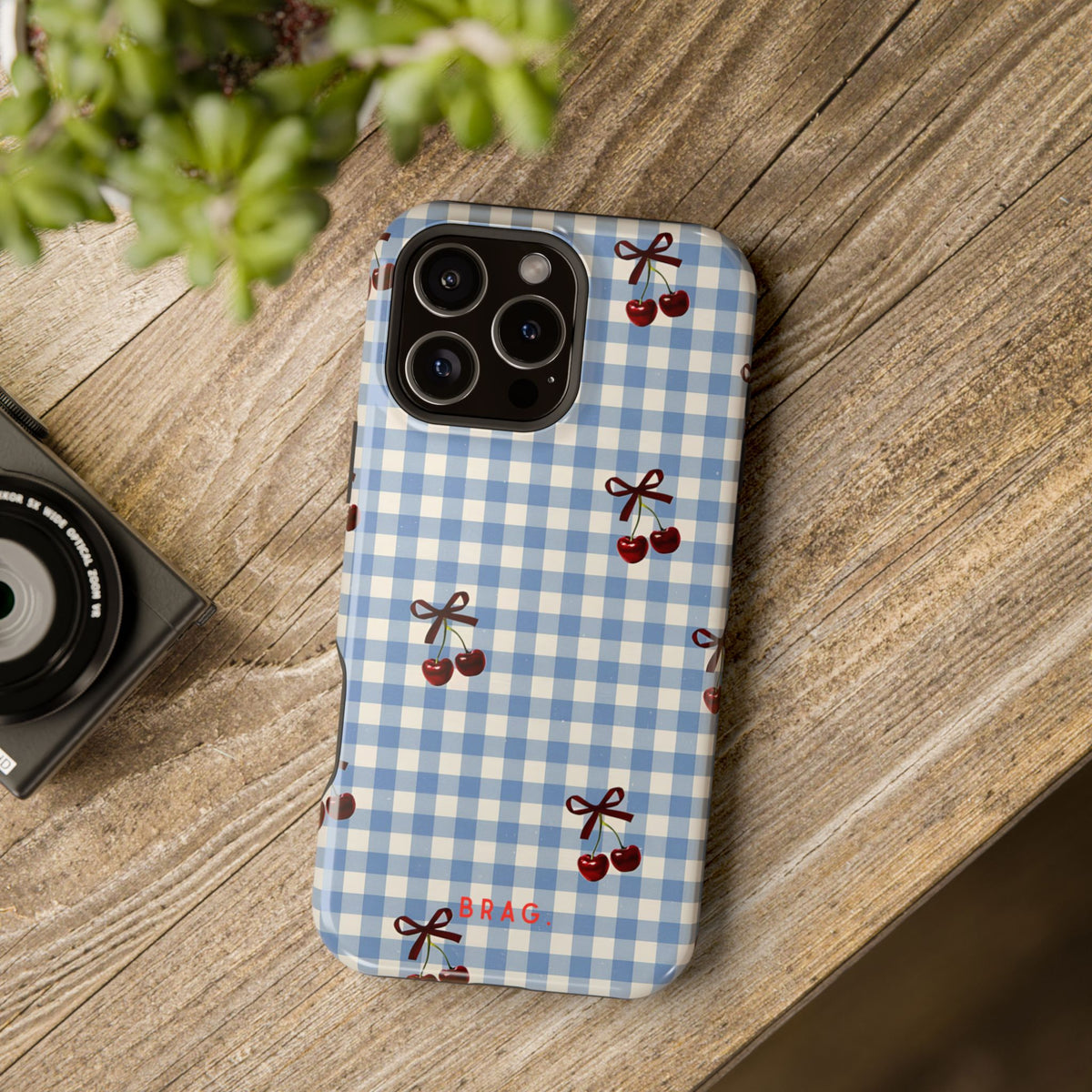 Cherry Picnic Magnetic Impact-Resistant Phone Case