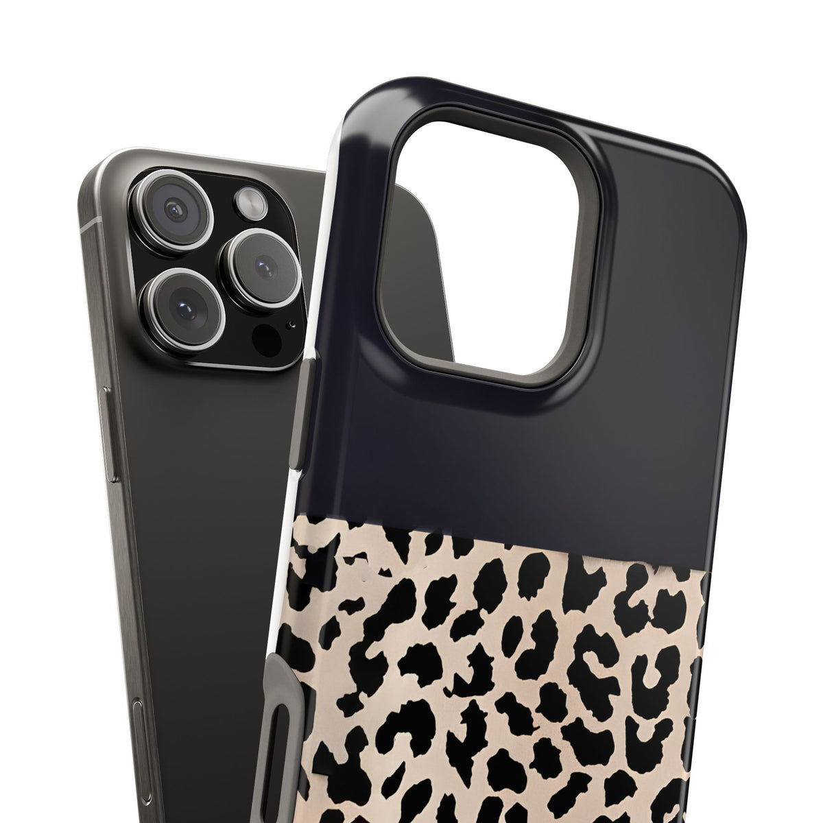 Leopard Block Magnetic Impact-Resistant Phone Case