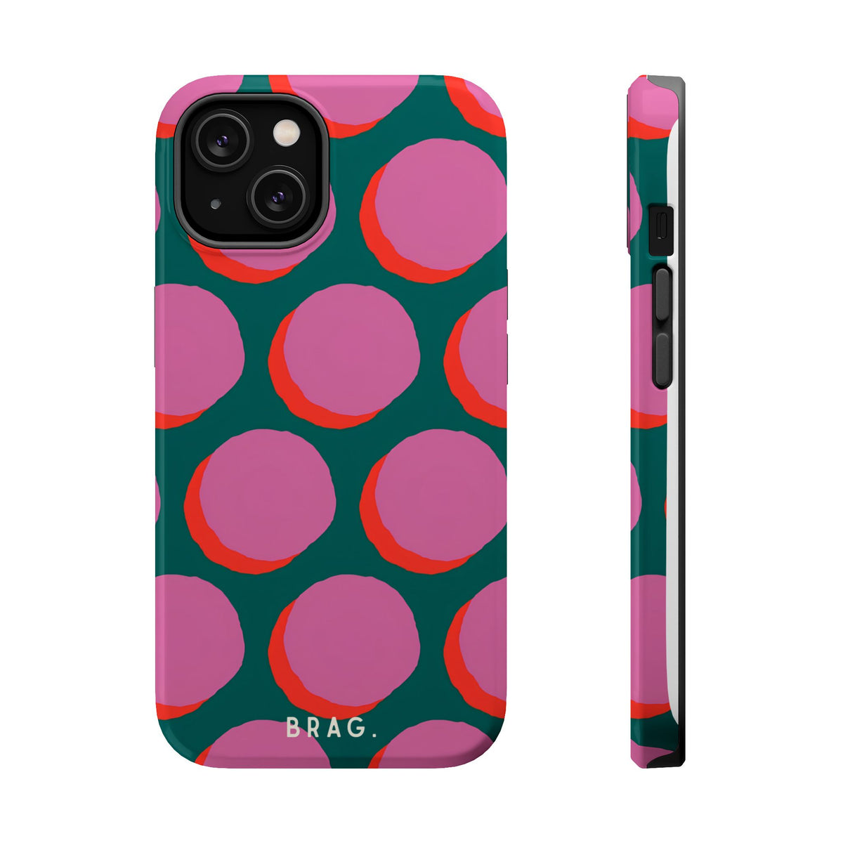 Pink Moon Magnetic Impact-Resistant Phone Case
