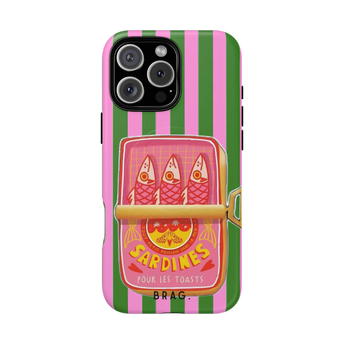 Tinned Pink MagSafe Tough Phone Case — Magnetic Protective Cover
