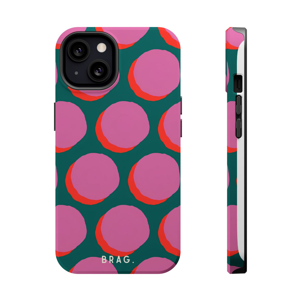 Pink Moon Magnetic Impact-Resistant Phone Case