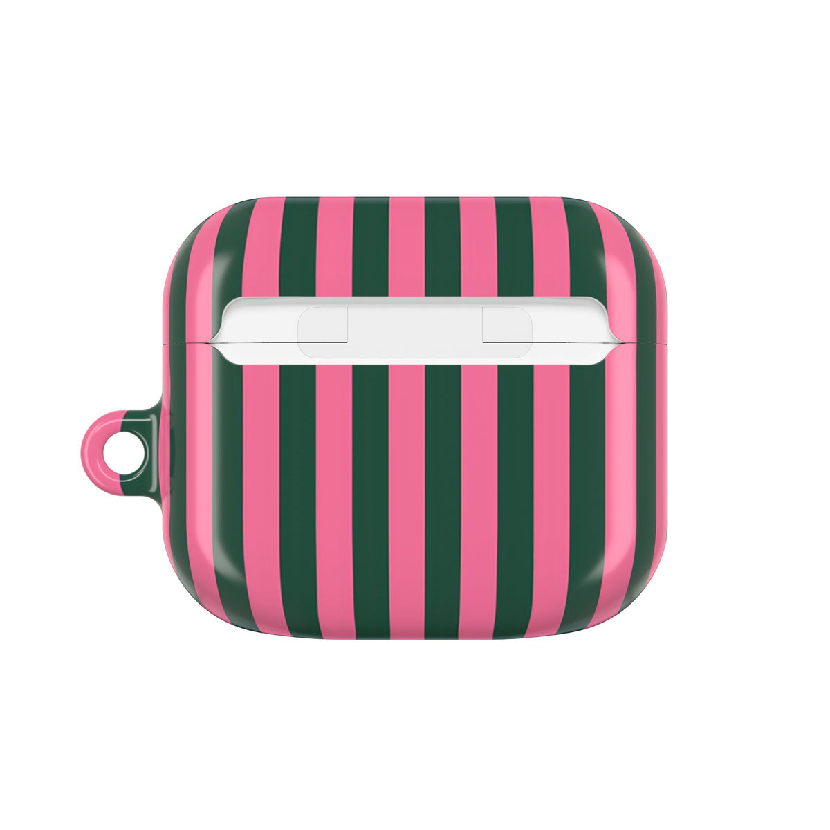 Flamingo Stripe AirPod Case – Slim Protective Charging Case