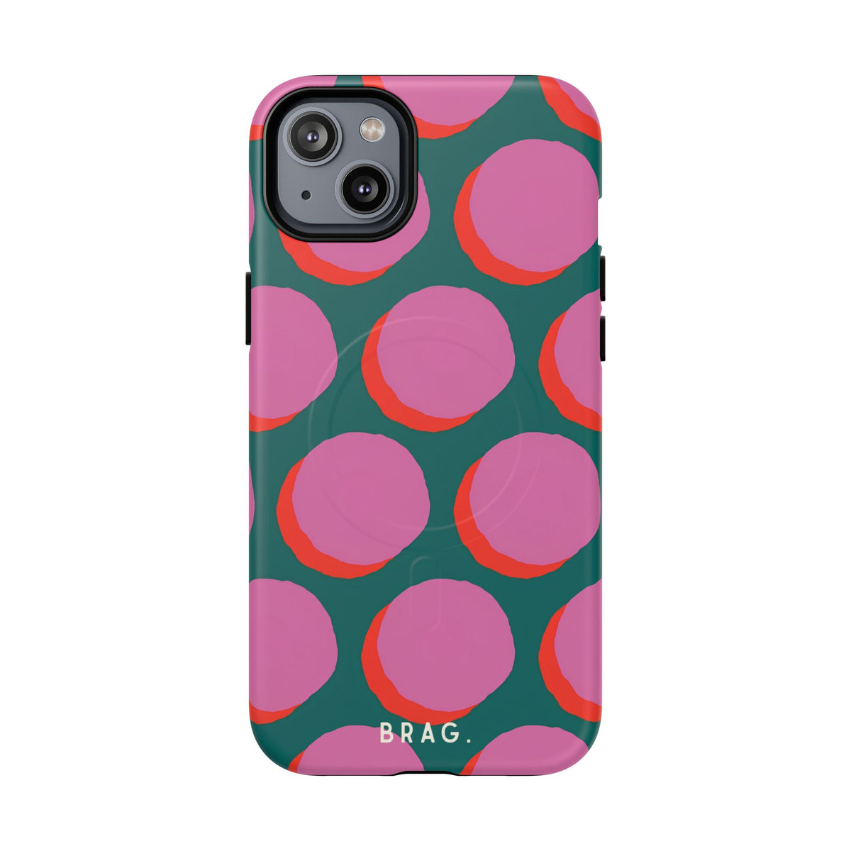 Pink Moon MagSafe Tough Phone Case — Magnetic Protective Cover