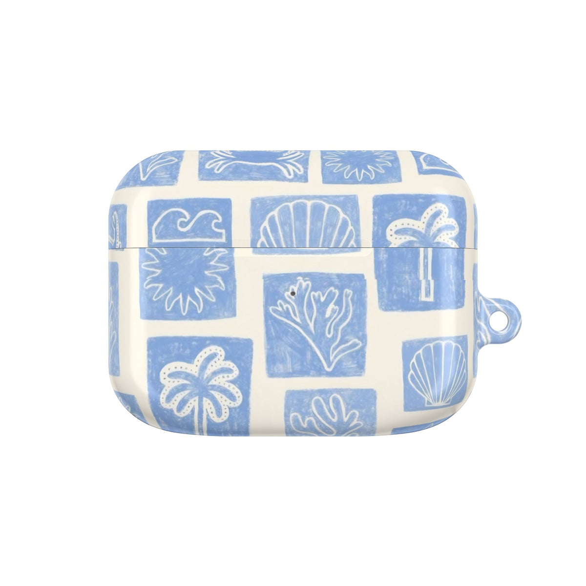 Azure Tiles AirPod Case – Slim Protective Charging Case