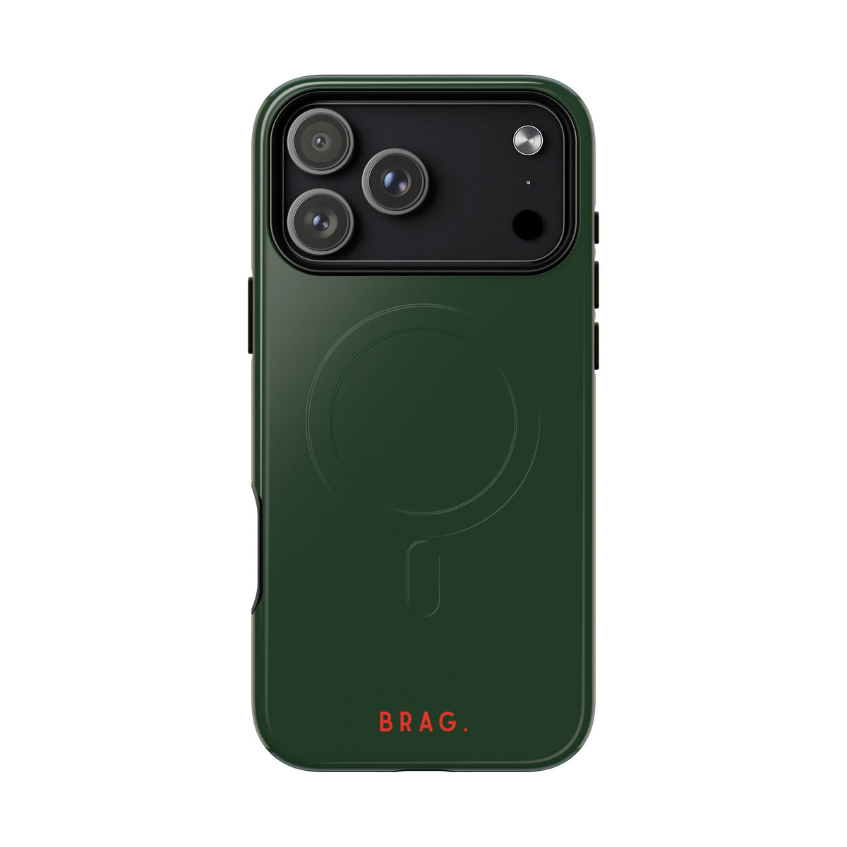 Brag Green MagSafe Tough Phone Case — Magnetic Protective Cover