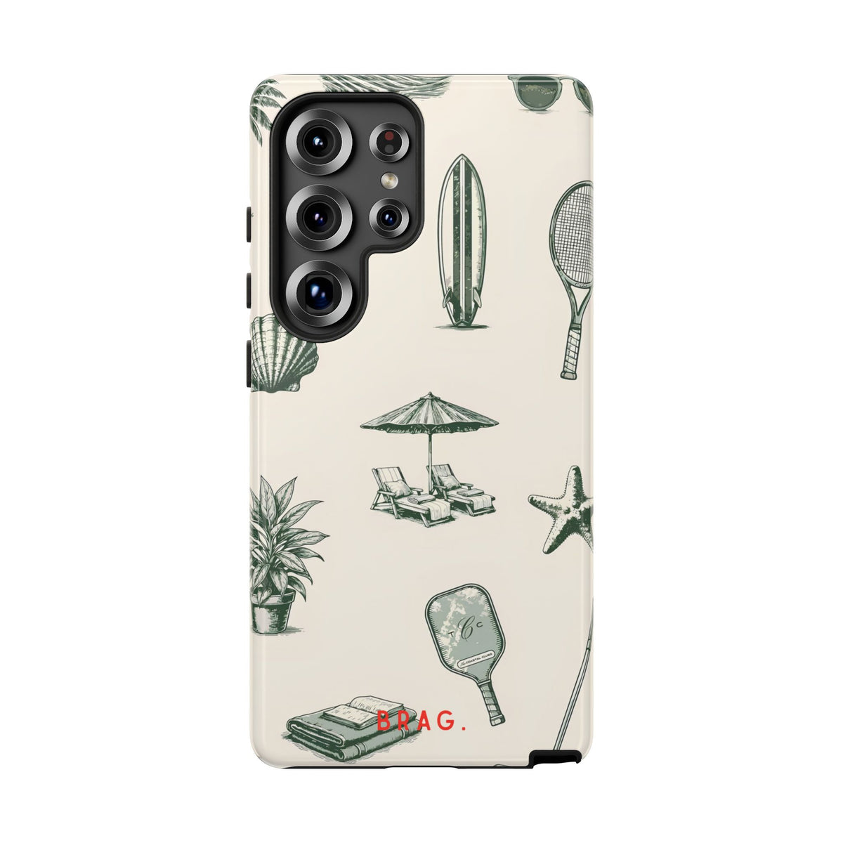 Beach Club Tough Phone Case – Shockproof Protective iPhone Cover