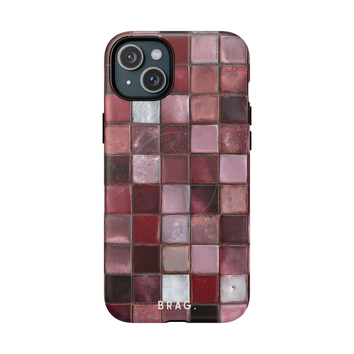 Cherry Tile MagSafe Tough Phone Case — Magnetic Protective Cover