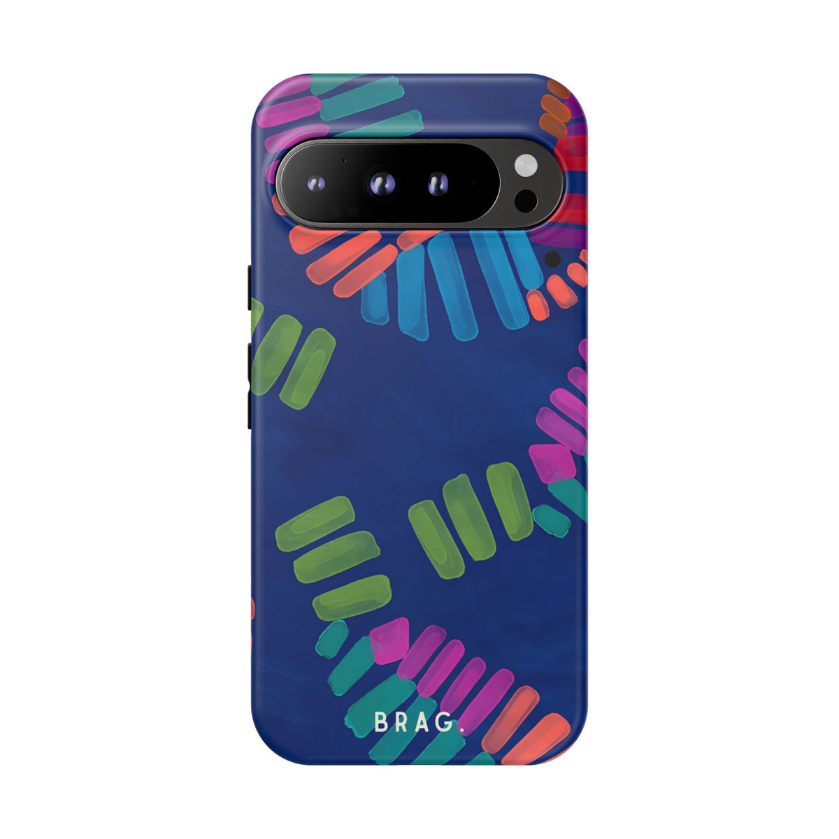 Blue Palm Tough Phone Case – Shockproof Protective iPhone Cover
