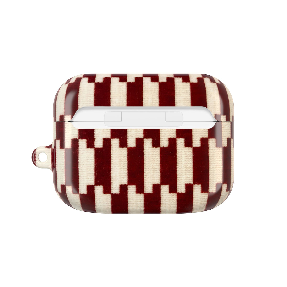 Wine & Cream AirPod Case – Slim Protective Charging Case