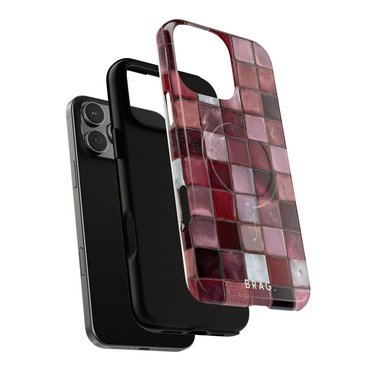 Cherry Tile MagSafe Tough Phone Case — Magnetic Protective Cover