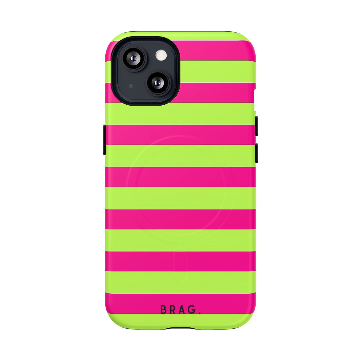 Electric Lime MagSafe Tough Phone Case — Magnetic Protective Cover