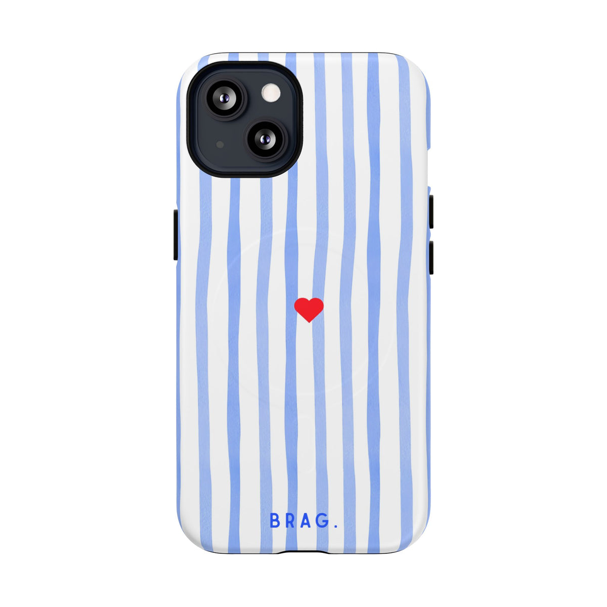 Blue Heart MagSafe Tough Phone Case — Magnetic Protective Cover