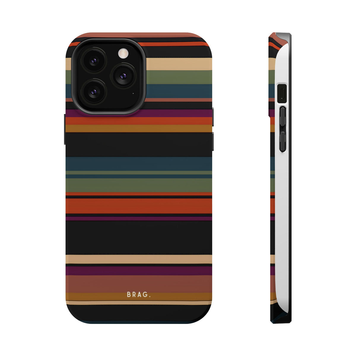Market Stripe Magnetic Impact-Resistant Phone Case