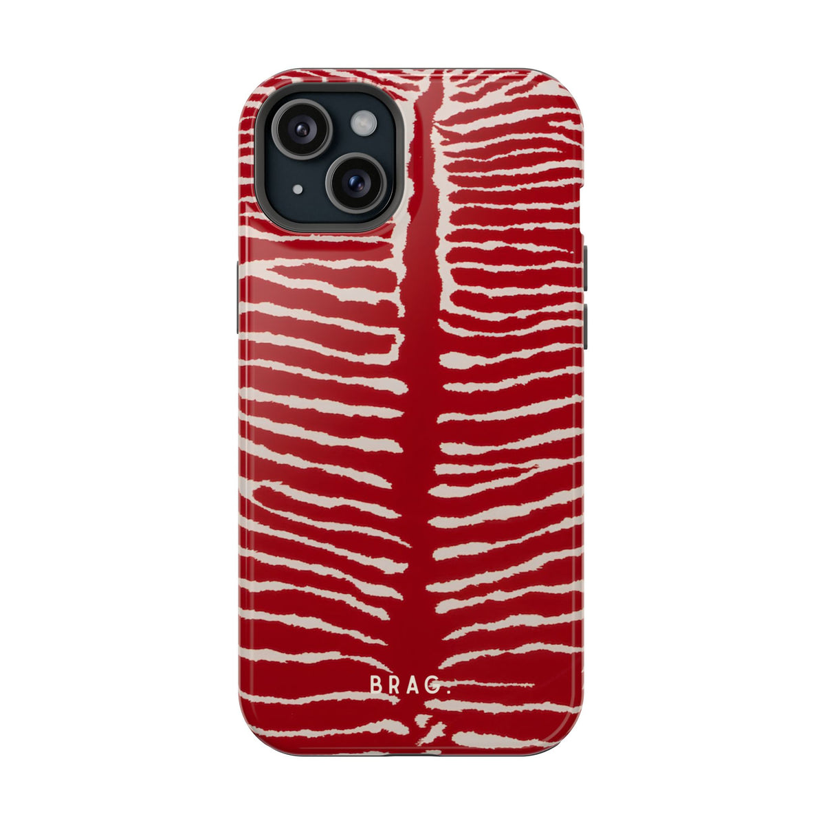 Striped Heat Magnetic Impact-Resistant Phone Case