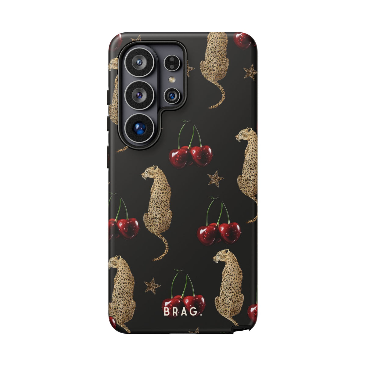 Wild Cherry Tough Phone Case – Shockproof Protective iPhone Cover