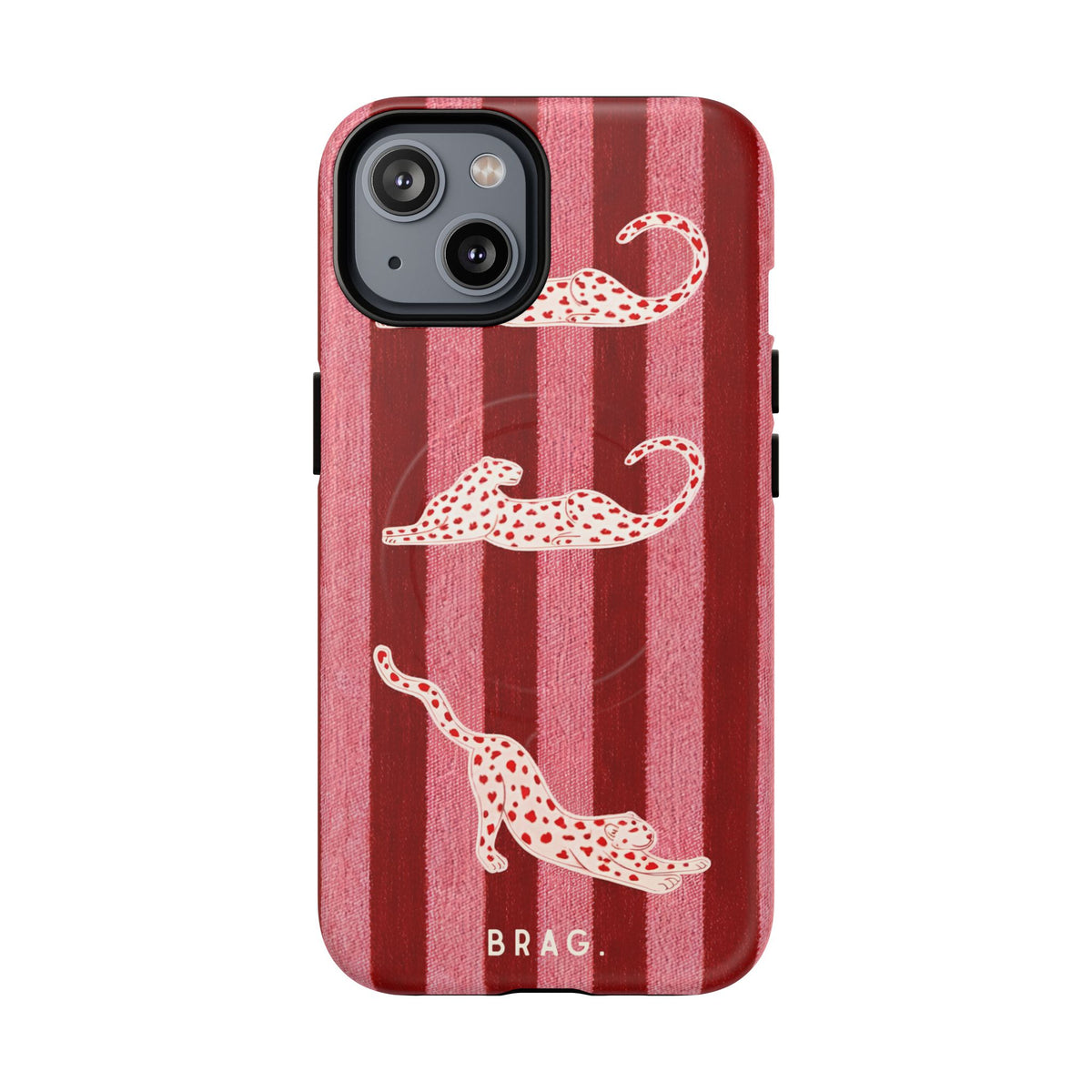 Pink Safari MagSafe Tough Phone Case — Magnetic Protective Cover